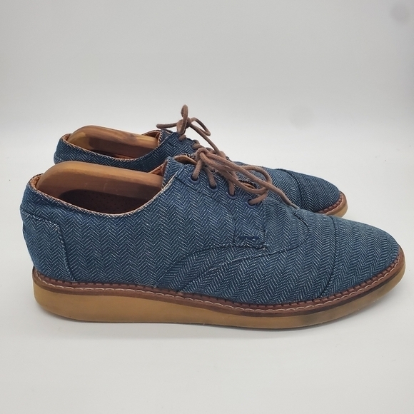 Toms Denim Wingtip Oxfords Men’s Size 8.5M Shoes main image 14